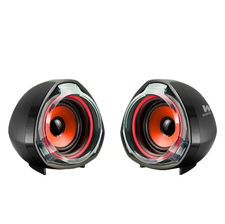 Altavoces Big Bass 70/ 15W/ 2.0/ Rojos