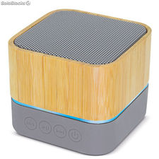 Altavoz bluetooth de bambú