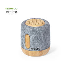 Altavoz con conexión Bluetooth®. Carcasa fabricada en bambú