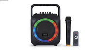 Altavoz portátil BOX-35LED reproductor Bluetooth USB/SD/MP3 efecto luminoso