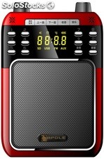 altoparlante portatil bocina MP3 USB TF FM radio bateria recargable K202