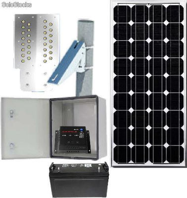Alumbrado publico solar economico 30w para reemplazar lamparas de sodio de 70w