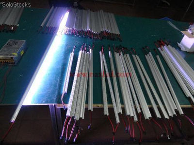 Aluminio led profile 5050 smd 1meter 60leds, led bar - Foto 2