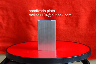 aluminio perfil anodizado
