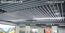 Aluminium baffle ceiling,Deflector de techo de aluminio