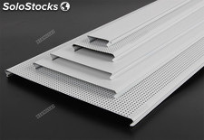 Aluminium linear strip ceiling panel