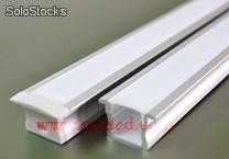 Aluminum led bar + Opal cover Rigid led faixas 5050 smd
