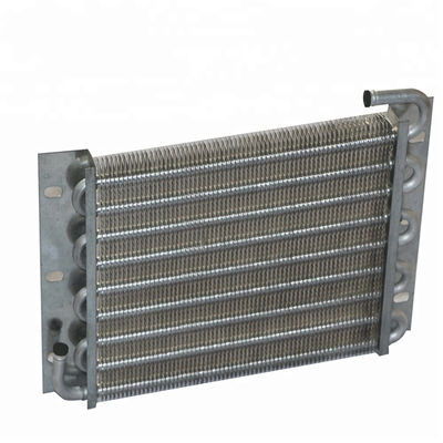 Aluminum tube condenser finned hydrophilic foil evaporator for automotive air co