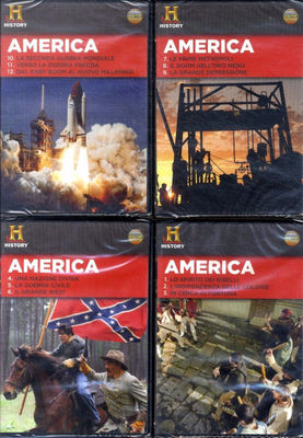 America Serie Completa Documentari History Channel lotto 4 DVD new Sigillato