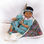 Américaine simulation 42cm Indian baby doll - 1