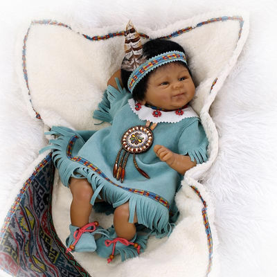 Américaine simulation 42cm Indian baby doll - Photo 2
