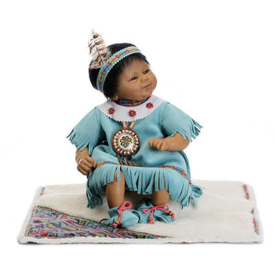 Américaine simulation 42cm Indian baby doll - Photo 4