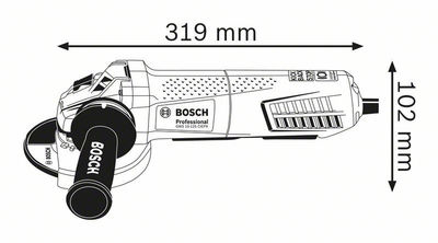 Amoladora angular gws 15-125 ciepx Professional bosch 0601796306 - Foto 3
