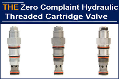 Among 20 suppliers in 2 years, only AAK hydraulic threaded cartridge valves had