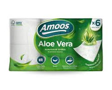Amoos Papier Hygiénique Aloe Vera 6R x7