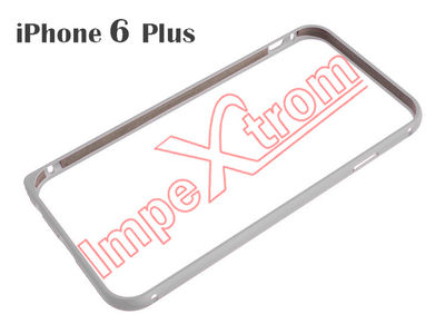 Amortecedor cinza Caso de alumínio para o iPhone da Apple 6 5.5 polegadas em