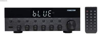 Amplificador estéreo Hi-Fi con reproductor Bluetooth USB MP3 y radio FM Fonestar - Foto 2