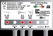 Amplificatore da Palo 345 con Filtro Lte e Guadagno 30dB - ATP30-345(LTE)Reg
