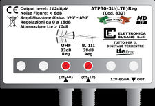 Amplificatore da Palo 3U con Filtro Lte e Guadagno 30dB - ATP30-3U(LTE)Reg