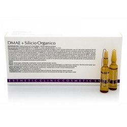 Ampollas de Dmae y Silicio Orgánico, 10 unid. (Facial y corporal)