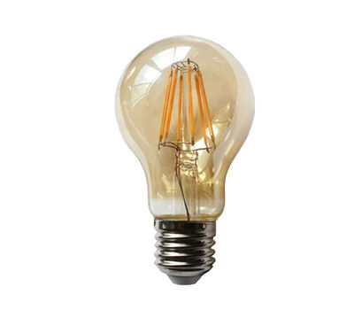 Ampoule Ã filament LED dorÃ©e A60 4 W - 2 700 K E27