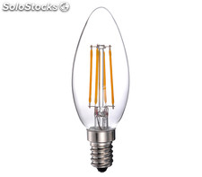 Ampoule flamme B35 Ã filament LED - 3 W Ã©quivalence incandescence 28 W, 300 lm,