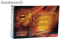 Ampoules de Gingembre - Ginseng - Guarana - Yves Ponroy - 20 ampoules