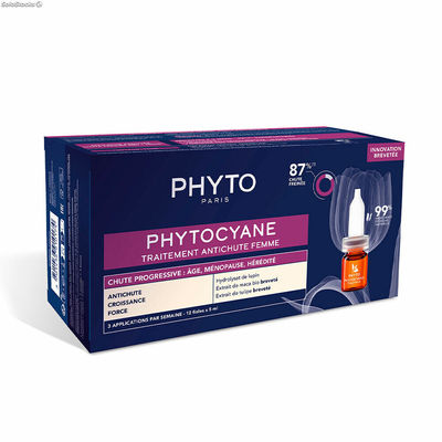 Ampułki przeciw Wypadaniu Włosów Phyto Paris Phytocyane Progressive 12 x 5 ml