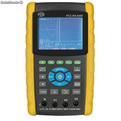 Analizador de potencia y armónicos PCE-PA 8300-1