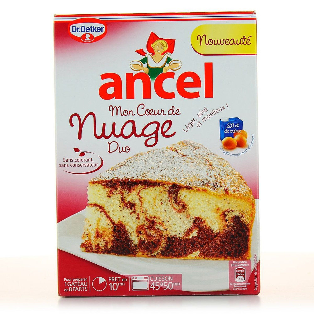 Ancel Ancel Coeur De Preparations Pour Desserts Drhmarket Ancel Coeur De Nuage Duo 450g Produits France