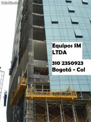 Andamios colgantes electricos bogota colombia gran seguridad trabajo en altura - Foto 2