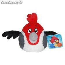 Angry birds rio official 5 inch soft plush toy rio - pedro - red with sound