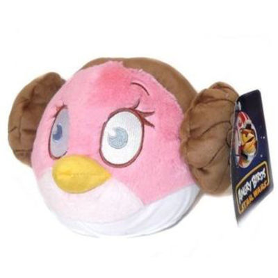 Angry birds star wars plush 8 inch princess leia cuddly toy official