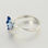 anillo chapado ，anillo de plata con mariposa, joyería anillo plata ley 925 - Foto 5