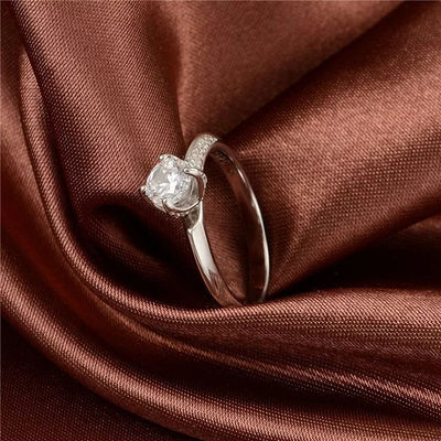 anillo compromiso en plata con circón anillos al por mayor - Foto 5