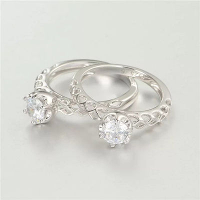 anillo con circón de plata 925, joyería regalo de anillo sencillo. - Foto 4