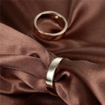 anillo de hombre en plata baño K oro anillos al por mayor - Foto 5