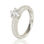 anillo de moda con circónes de plata anillos al por mayor - 1