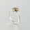anillo de plata chapado + flor con esmalte y piedras rojas - Foto 3