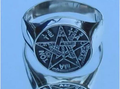 Anillo Pentagrama de plata 925