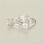 anillo plata,anillo chapado con circónes cristales, estilo sencillo - Foto 3