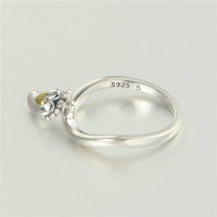 anillo plata,anillo chapado con pie - Foto 3