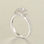 anillo plata/chapado + circónes cristales - Foto 2