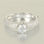 anillo plata,color chapado + circónes cristales - Foto 2
