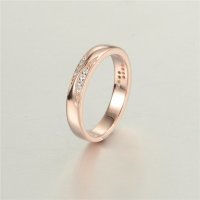 anillo plata,color dorado con 16 unidades de circónes cristales - Foto 2
