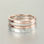 anillo plata color plata +rosado con circónes cristales - Foto 4