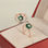 anillo plata color rosado diseño de rosca+flor con circónes cristales - Foto 4