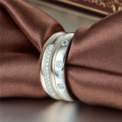 anillo plata con circónes anillos al por mayor fabricante de joyería - Foto 5