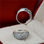 anillo plata con circónes cristales , estilo clásico. - Foto 4