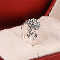 anillo plata con cirzónes cristales - Foto 3